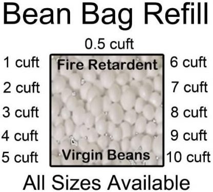 Refill Beads 3.5 Cubic Feet, Bean Bag Beads